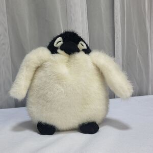 1983 Conrad the Penguin VTG Black and White Stuffed Plush Baby Chick Arctic Bird